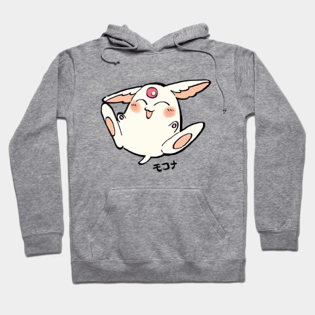 I draw white mokona modoki with japanese name / xxx holic Hoodie by mudwizard